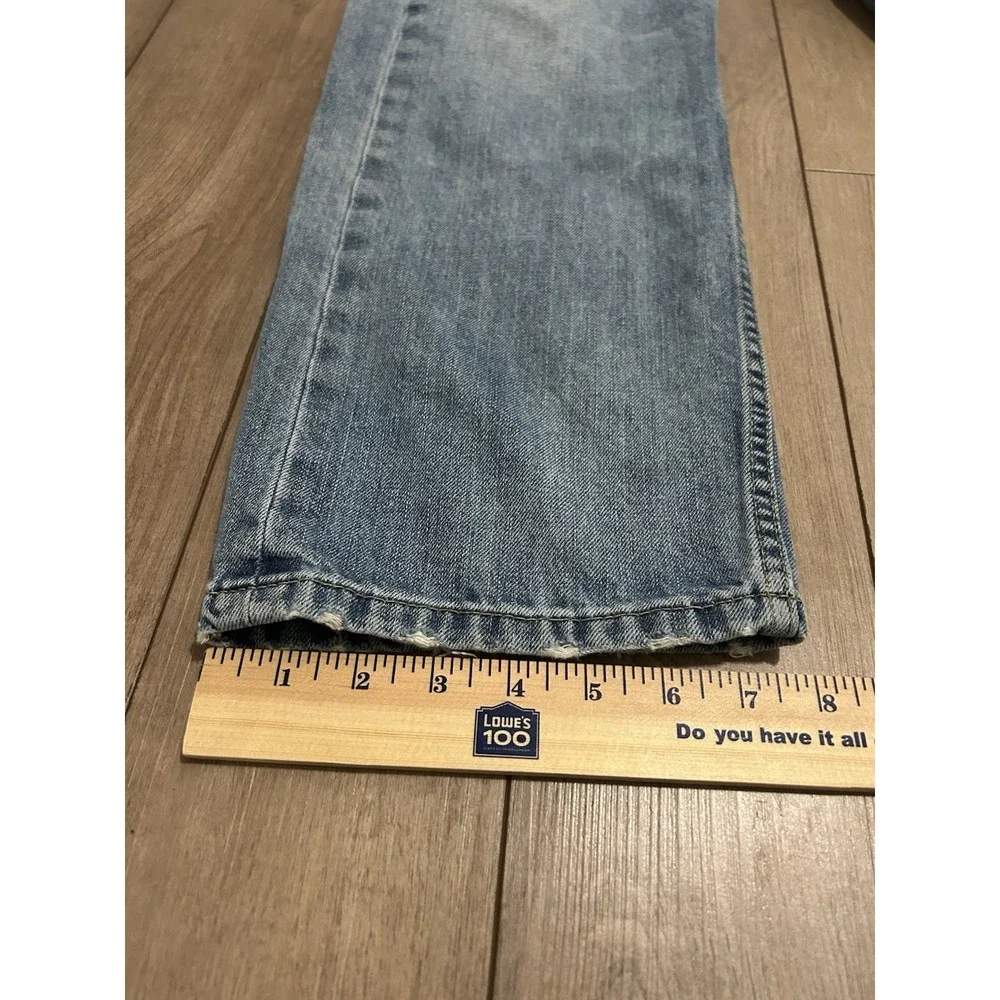 Levi's 505 Men's Cotton Denim Jeans Light Stonewash, Size 34x30